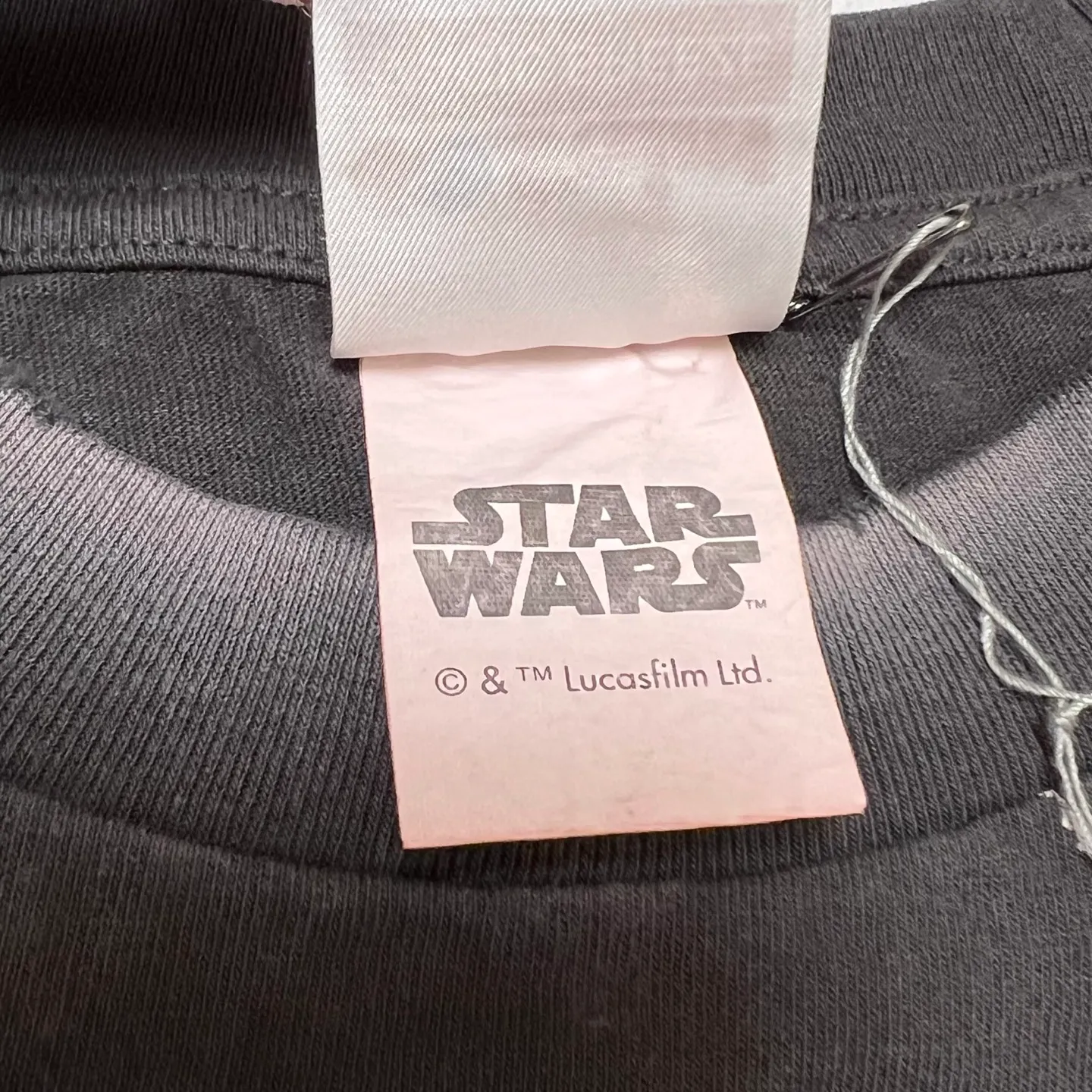 More details SAINT Mxxxxxx × STAR WARS SW_SS TEE /ANAKIN/BLK Star Wars co-branded TEE Anakin Skywalker Darth Vader reflection print TEE washed black S-XL The print is from "Anakin Skywalker" in "STAR WARS Episode I/The Phantom Menace" The impressive poster visual and the design of "Darth Vader" printed on the back The entire garment is hand-processed with dirt, washed with water, and printed with a distressed feel, which perfectly interprets the artistic specialty of NEW VINTAGE. In addition, the main mark and wash mark are customized to be consistent with the original version. It can be said that every detail of ZP is perfectly reproduced.